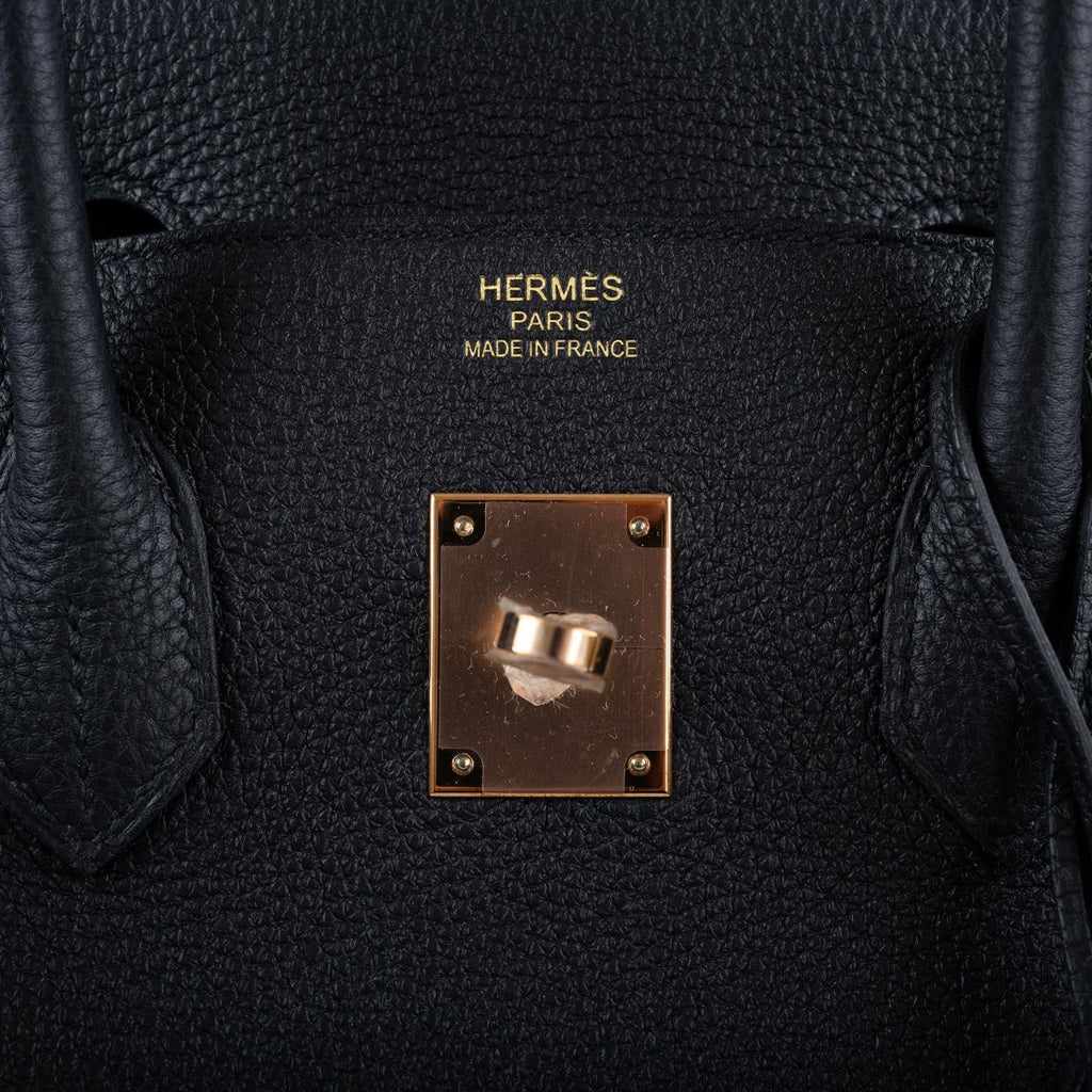 Hermès Birkin 25 Cargo Black Toile Goeland & Swift Leather Palladium Hardware