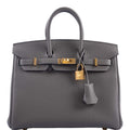 Hermès Birkin 25 Gris Meyer Togo Gold Hardware