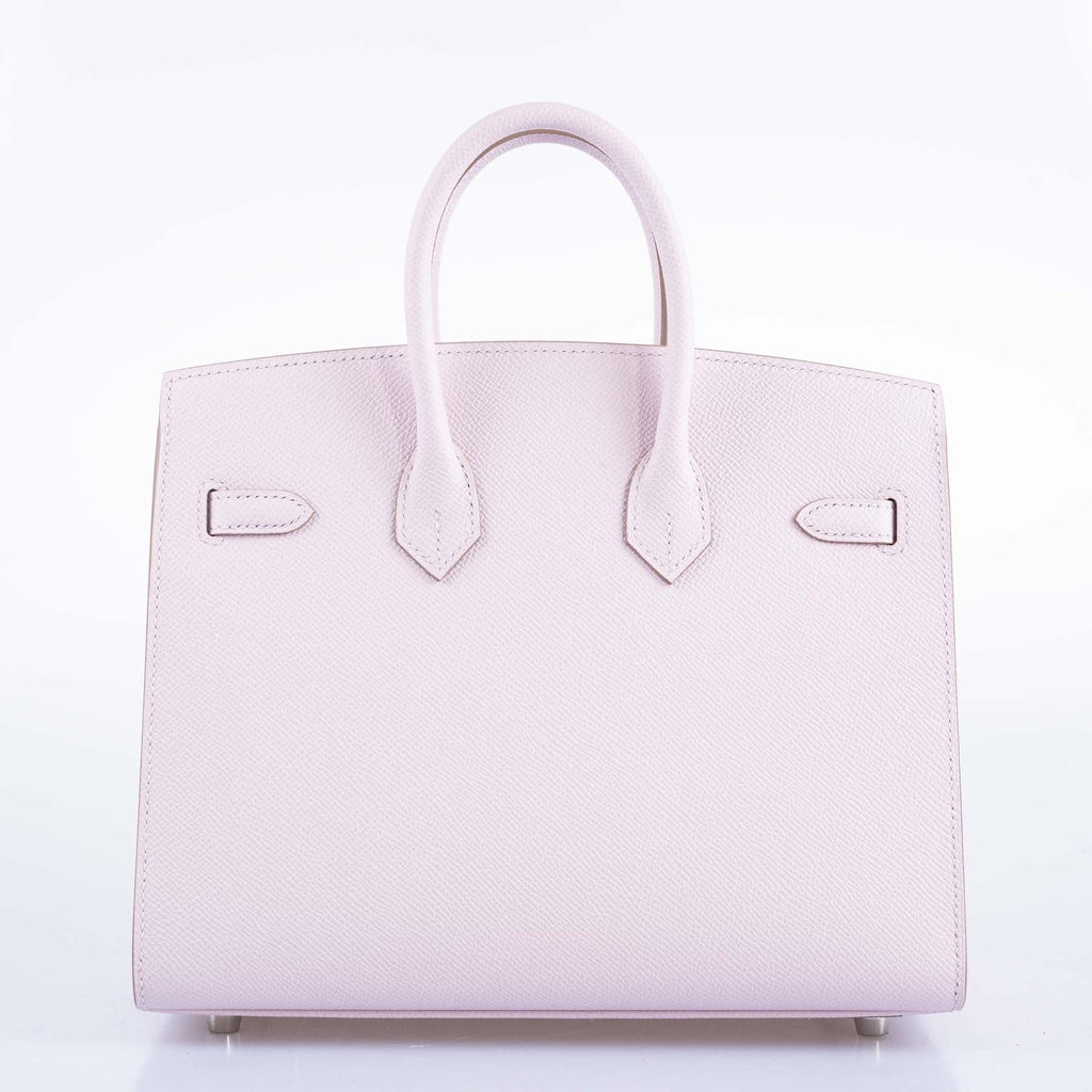 Hermès Birkin 25 Sellier Mauve Pale Epsom Palladium Hardware