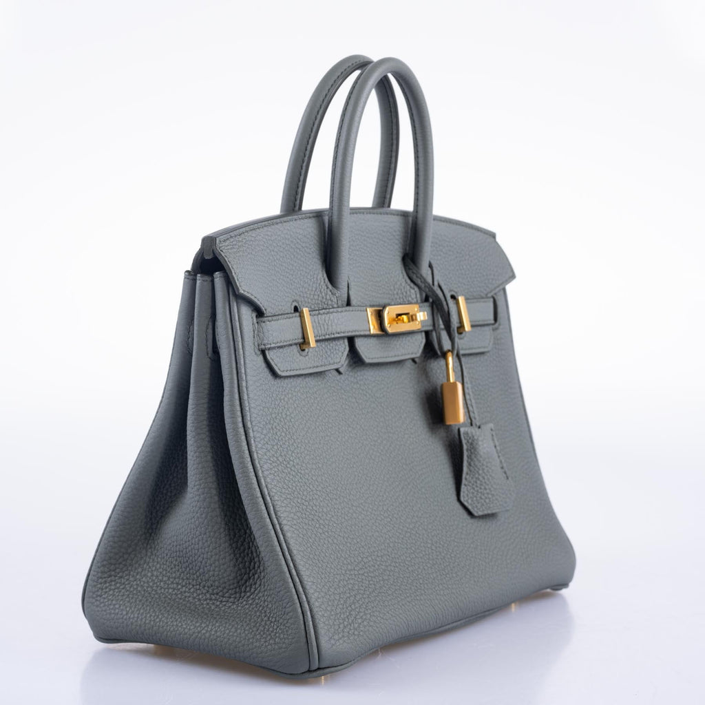 Hermès Birkin 25 Vert Amande Togo Gold Hardware