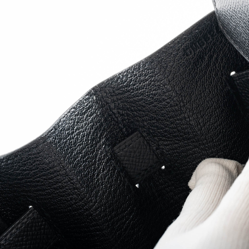 Hermès Birkin 30 Black Epsom with Palladium Hardware - 2019, D