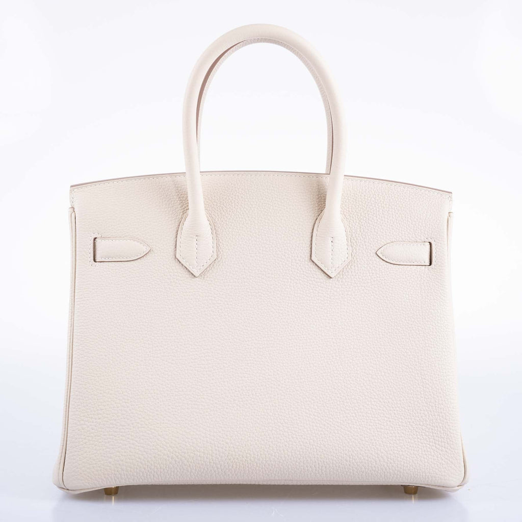 Hermès Birkin 30 Craie Togo with Gold Hardware