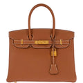 Hermès Birkin 30 Gold Togo Gold Hardware