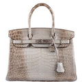 Hermès Birkin 30 Gris Cendre Himalaya Matte Niloticus Crocodile Palladium Hardware