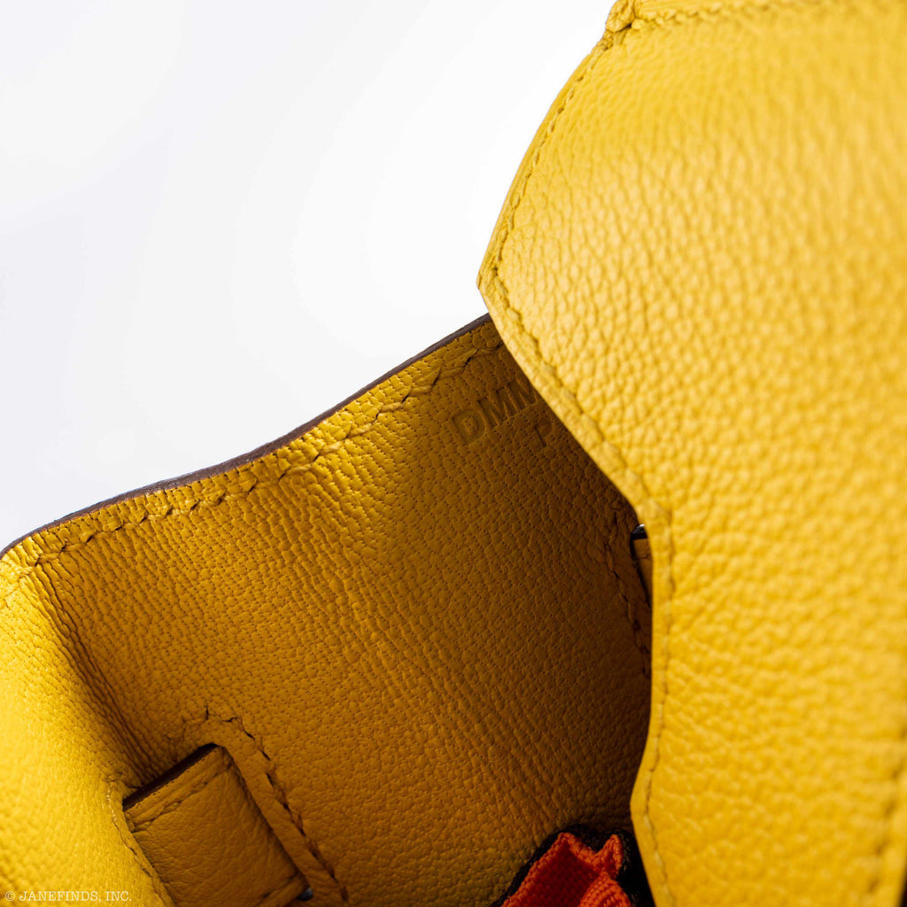 Hermès Birkin 30 Jaune De Naples Taurillon Novillo Gold Hardware