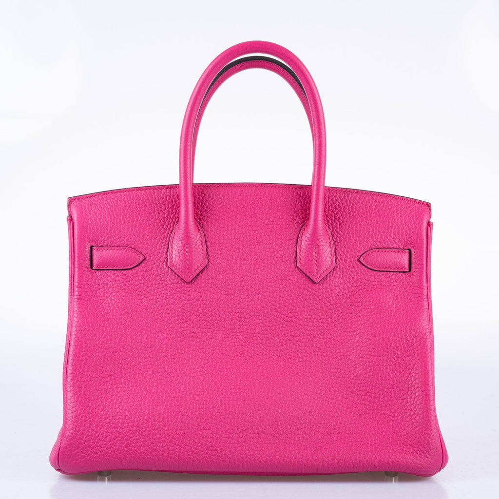 Hermès Birkin 30 Rose Shocking Togo Palladium Hardware