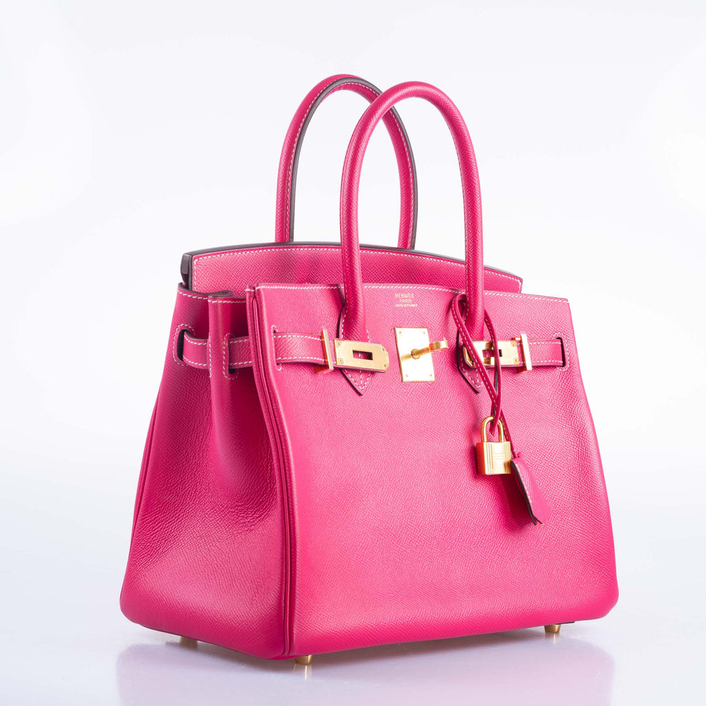 Hermès Birkin 30 Rose Tyrien Epsom Gold Hardware
