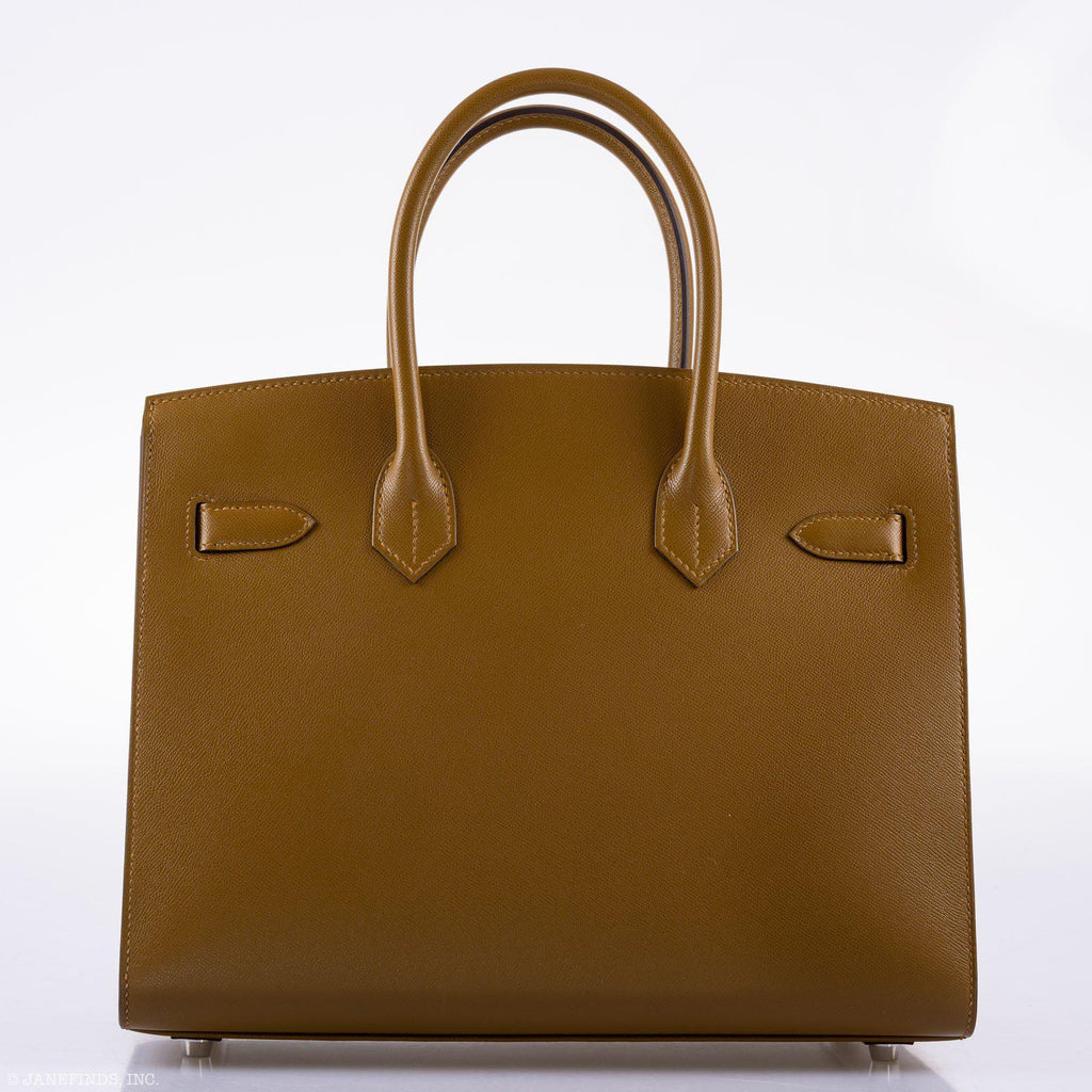 Hermès Birkin 30 Sellier Bronze Doré Madame Palladium Hardware