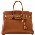 Hermès Birkin 35 Barenia Faubourg Gold Hardware