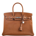 Hermès Birkin 35 Barenia Faubourg Palladium Hardware