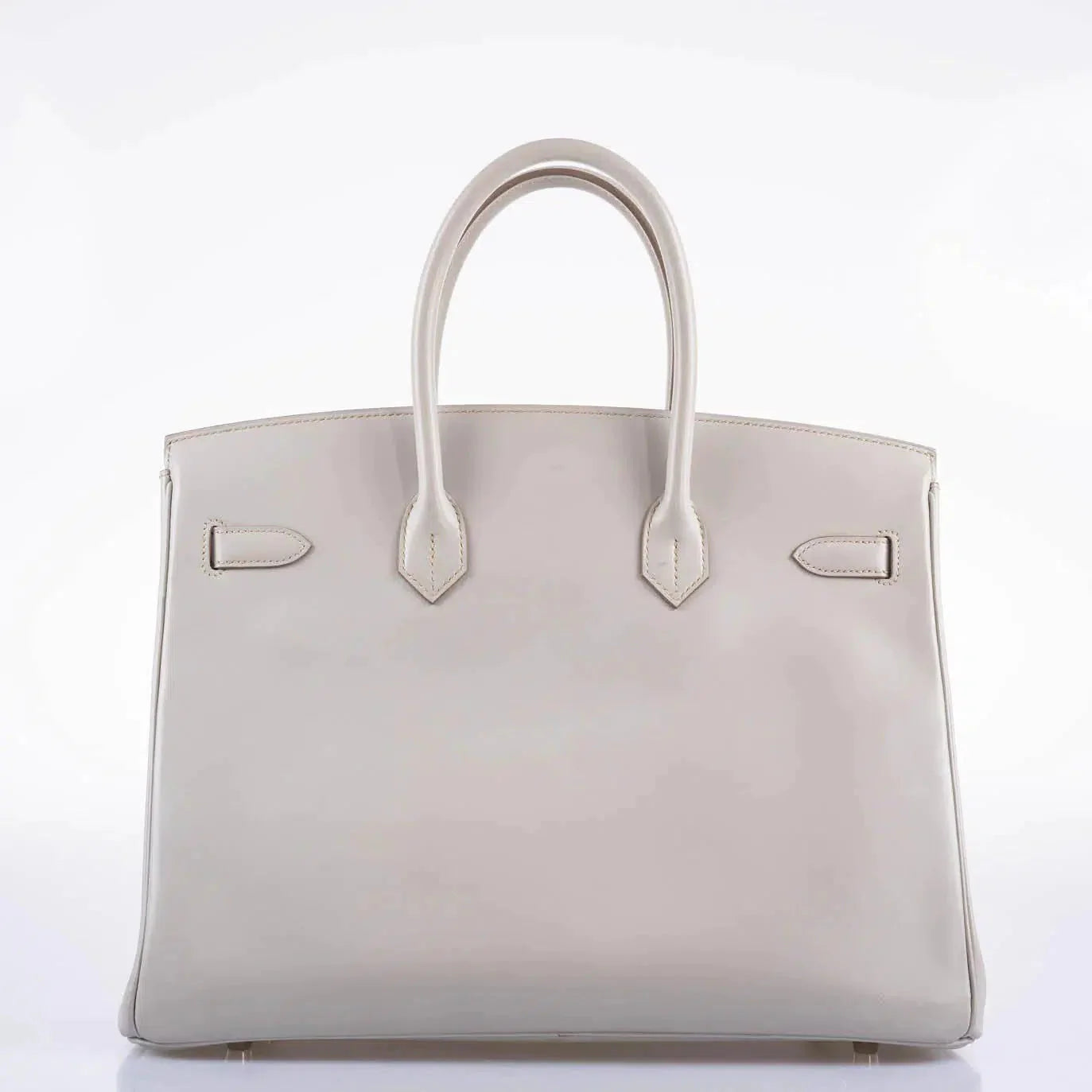 Hermès Birkin 35 Gris Perle Tadelakt Guilloche Palladium Hardware