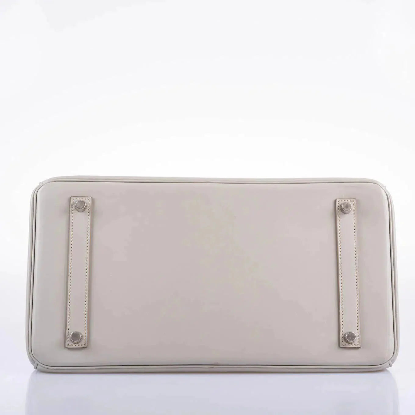 Hermès Birkin 35 Gris Perle Tadelakt Guilloche Palladium Hardware