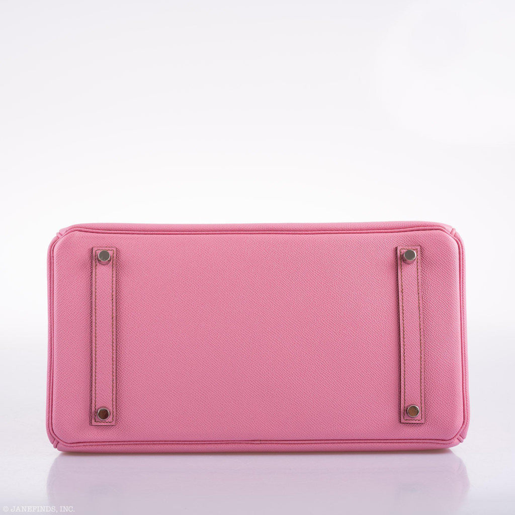 Hermès Birkin 35 HSS 5P Bubblegum Epsom with Palladium Hardware - 2012, P Square