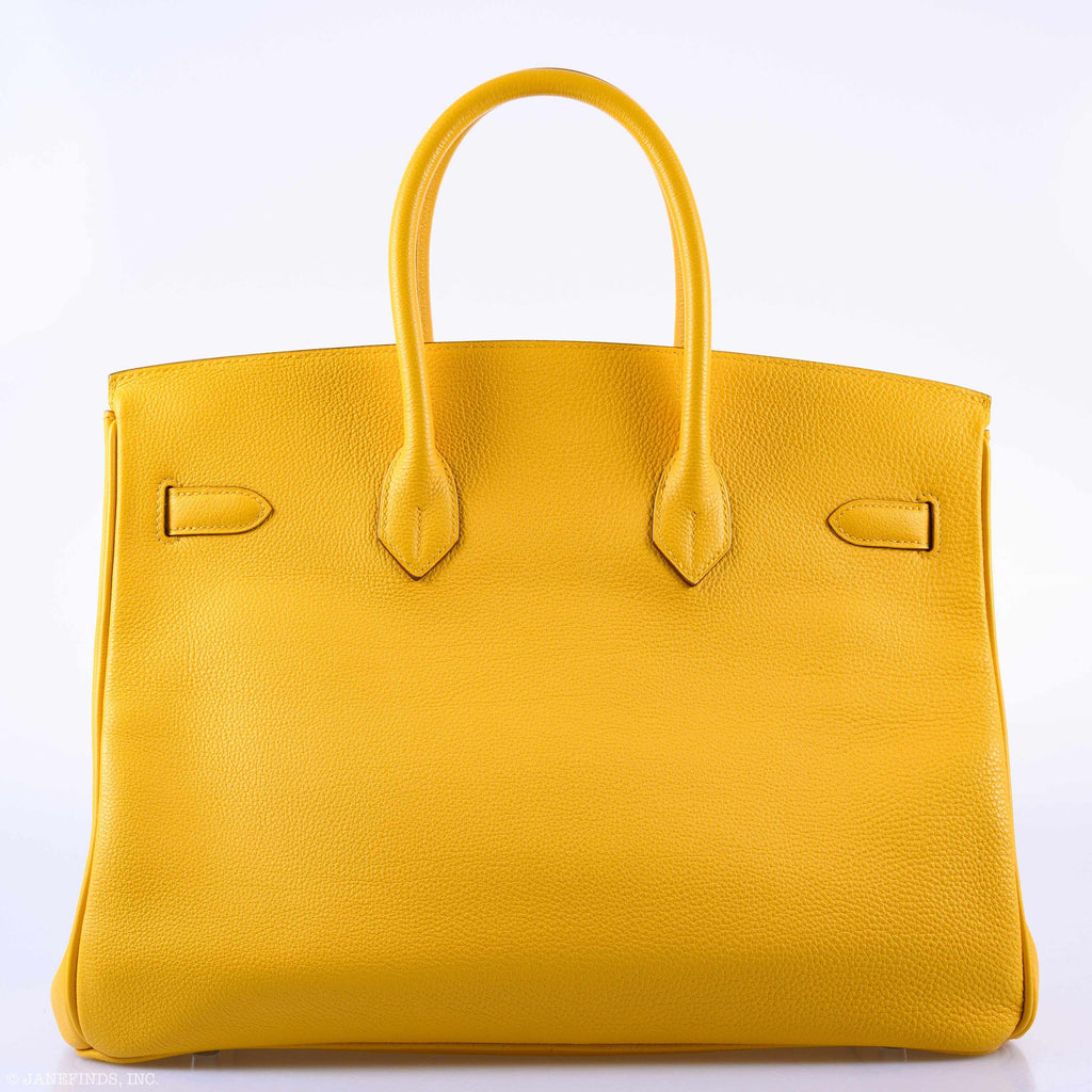 Hermès Birkin 35 HSS Fringe Soleil Togo & Multicolor Swift Palladium Hardware