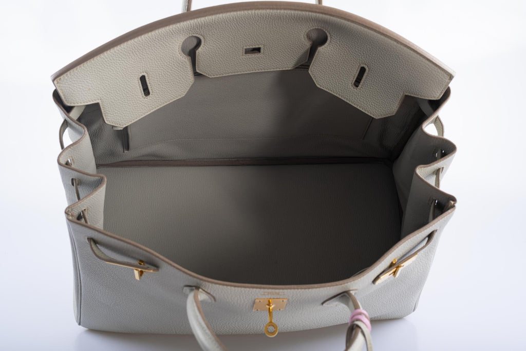 Hermès Birkin 40 Gris Perle Togo Gold Hardware
