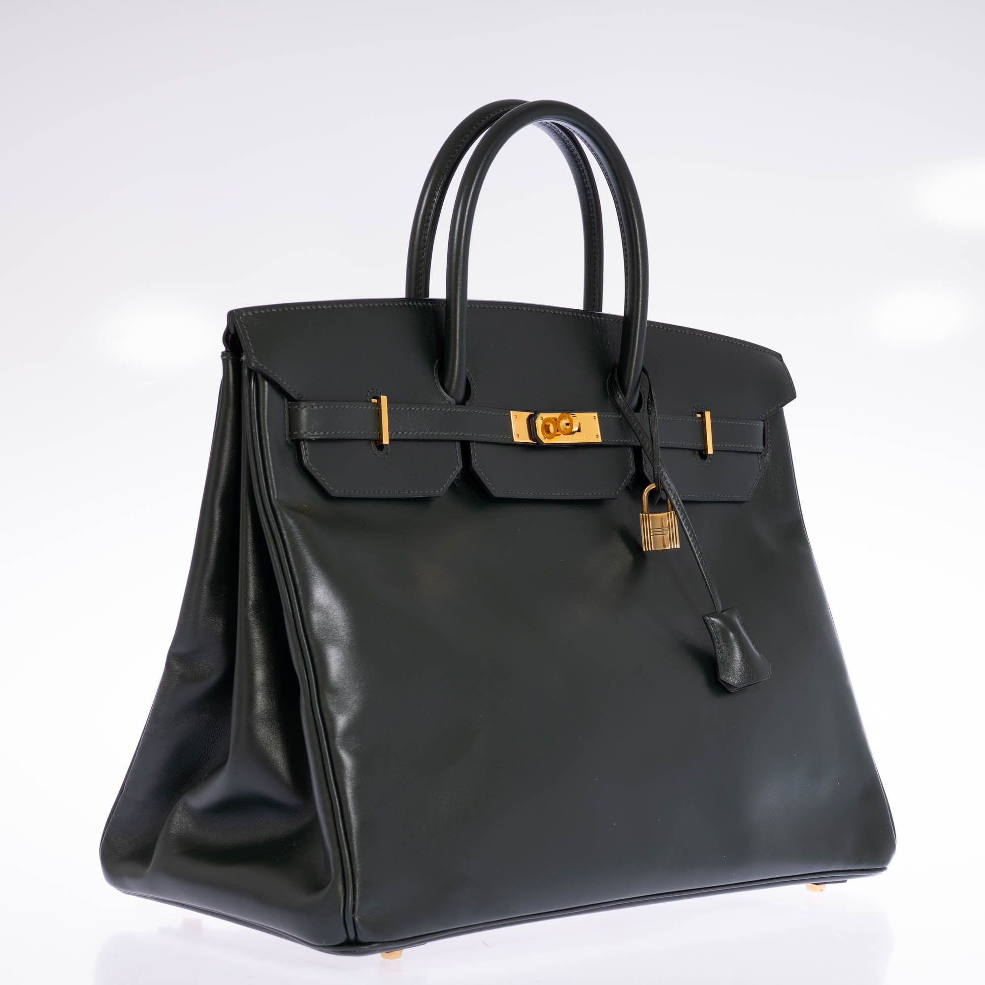 Hermès Birkin 40 Vert Anglais Box Calf Gold Hardware