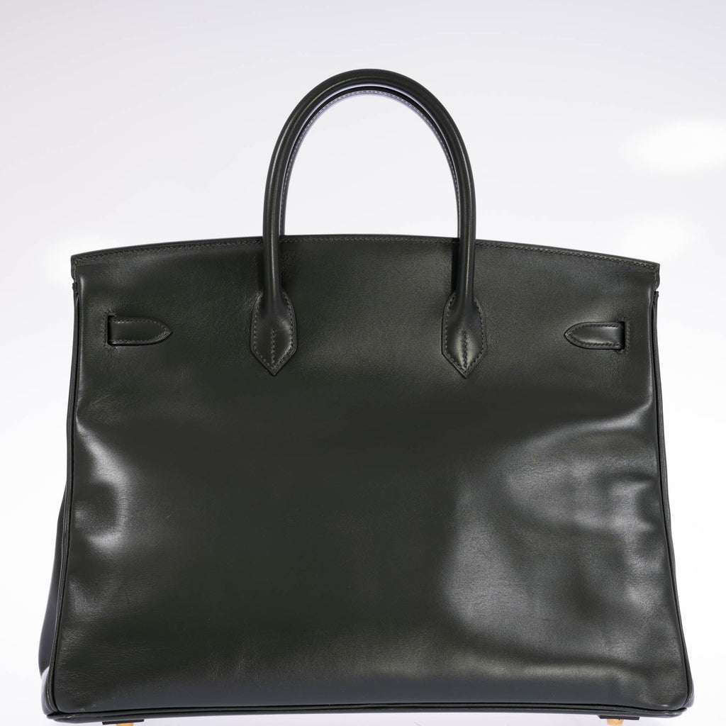 Hermès Birkin 40 Vert Anglais Box Calf Gold Hardware