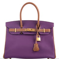 Hermès HSS Birkin 30 Anemone & Gold Togo with Gold Hardware