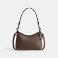 Coach Laurel Small Shoulder Bag Gunmetal Dark Stone