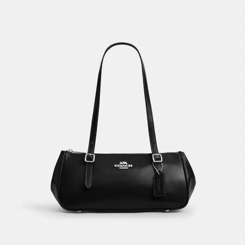 Coach Asher Shoulder Bag Silver Black