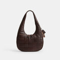 Coach Alter/Ego Crescent Shoulder Bag In Upcrafted Leather Maple