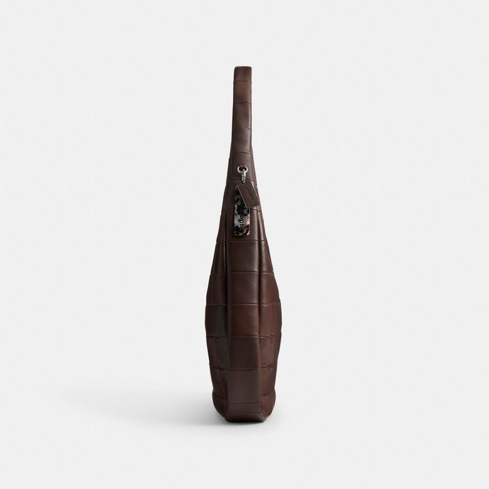 Coach Alter/Ego Large Crescent Shoulder Bag In Upcrafted Leather Maple