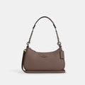Coach Teri Shoulder Bag Gunmetal Dark Stone
