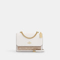 Coach Klare Crossbody Bag In Signature Canvas Gold Sand Chalk