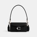 Coach Tabby Shoulder Bag 20 Silver Black
